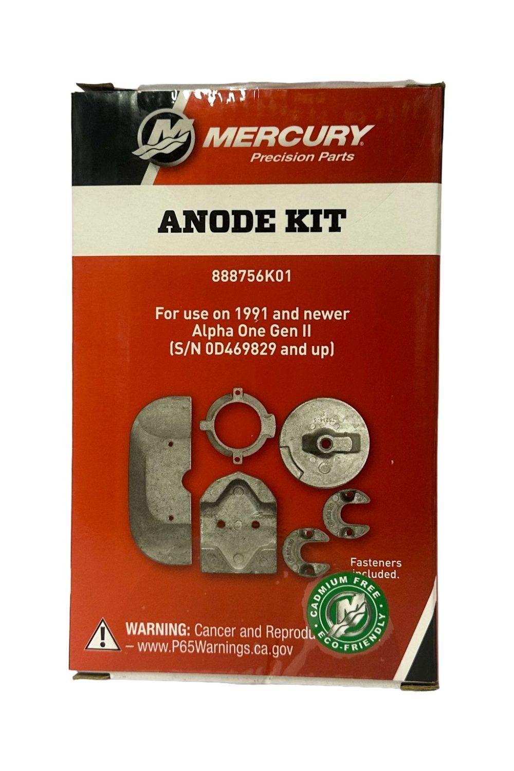 Mercury Anodesett - For MerCruiser Alpha One Gen II