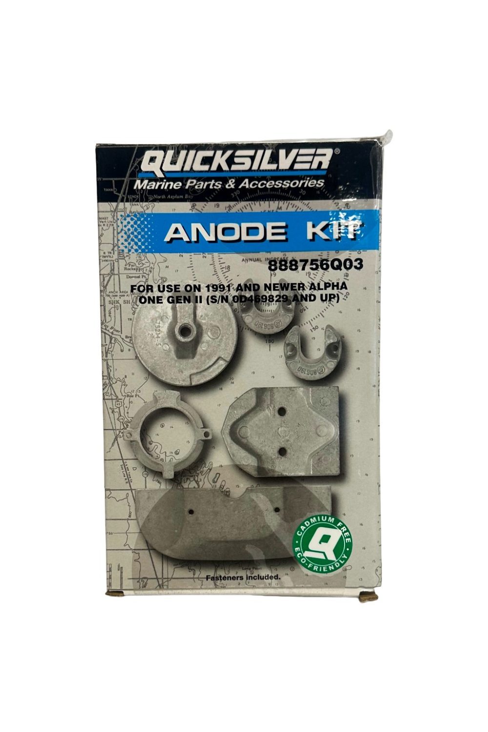 Quicksilver Anodesett Aluminium Alpha One Gen 2 (1991 og nyere) 