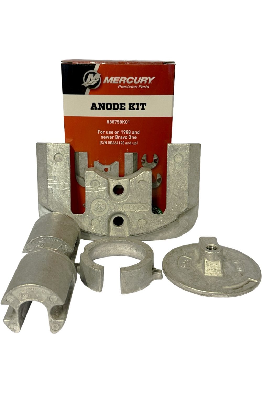 Mercury Anodesett  - For MerCruiser Bravo One