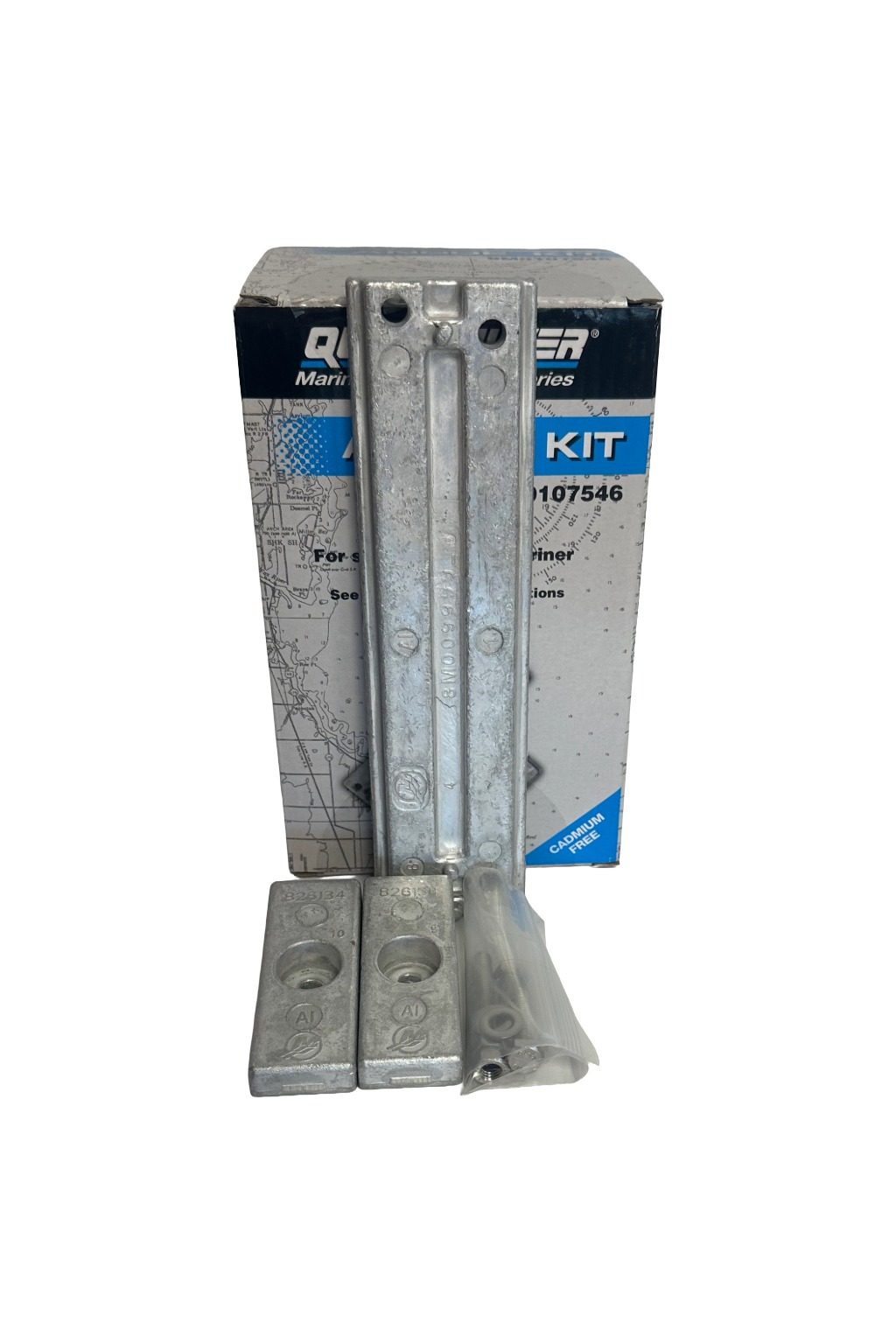 Quicksilver/Mercury-- Anodesett Aluminium 40–115 HK EFI – 8M0107546 - Bilde 2