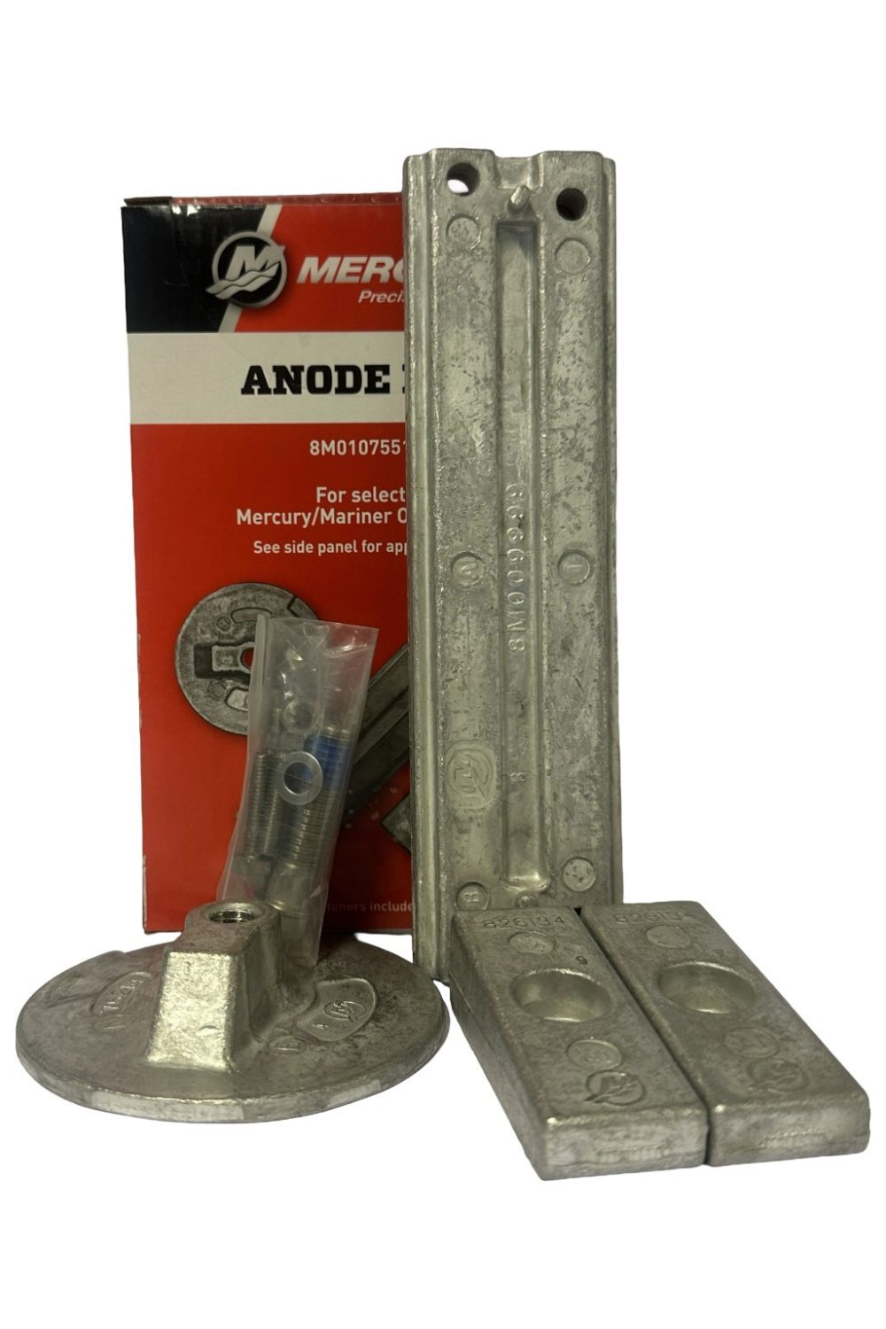 Mercury aluminiums anodesett - Verado 135-200HK L4 og OptiMax