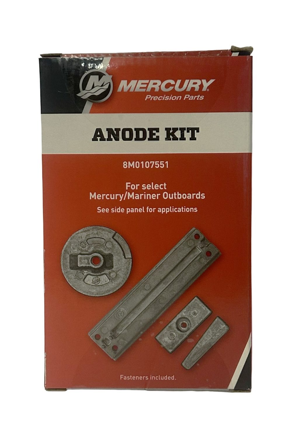 Mercury aluminiums anodesett - Verado 135-200HK L4 og OptiMax