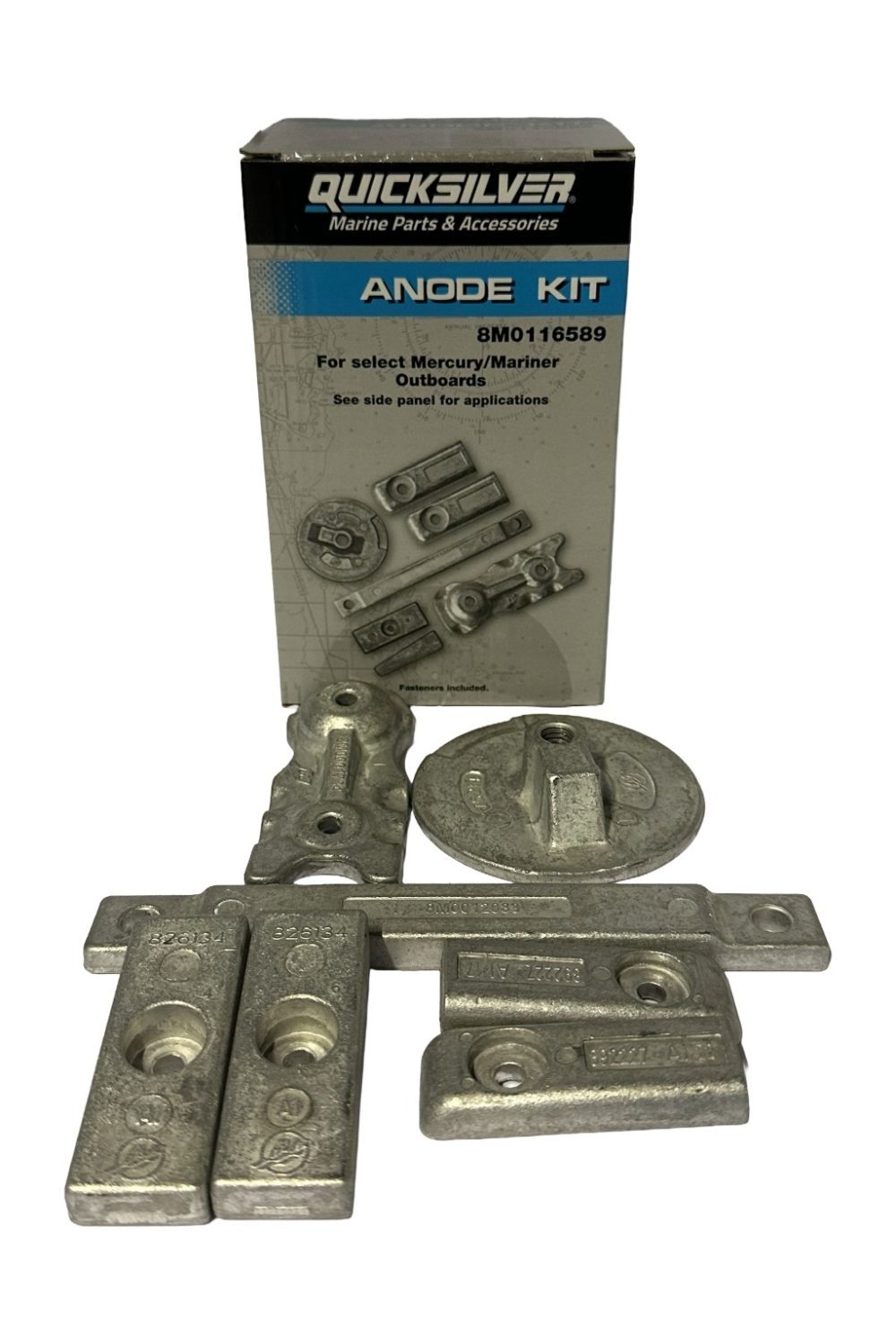 Mercury aluminiums anodesett - Verado 350HK L6