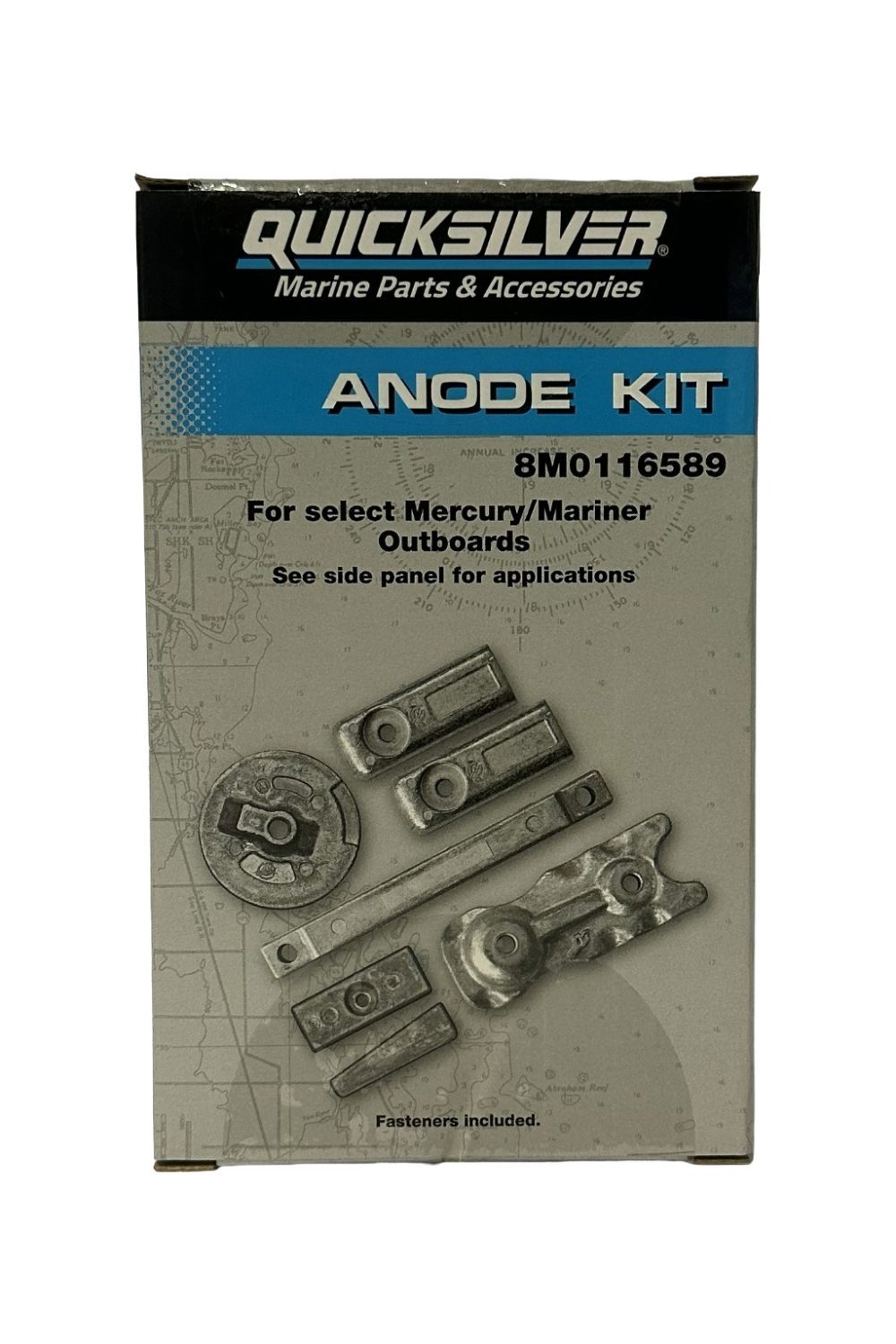 Mercury aluminiums anodesett - Verado 350HK L6