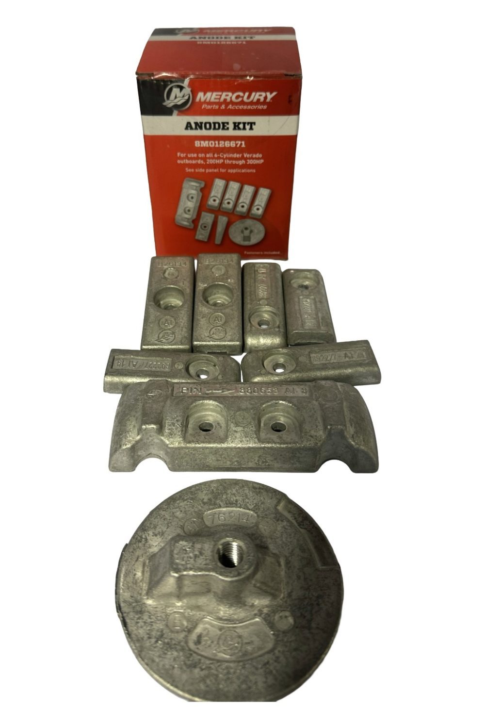 Mercury Aluminum Anode Kit - Verado 200-300HP