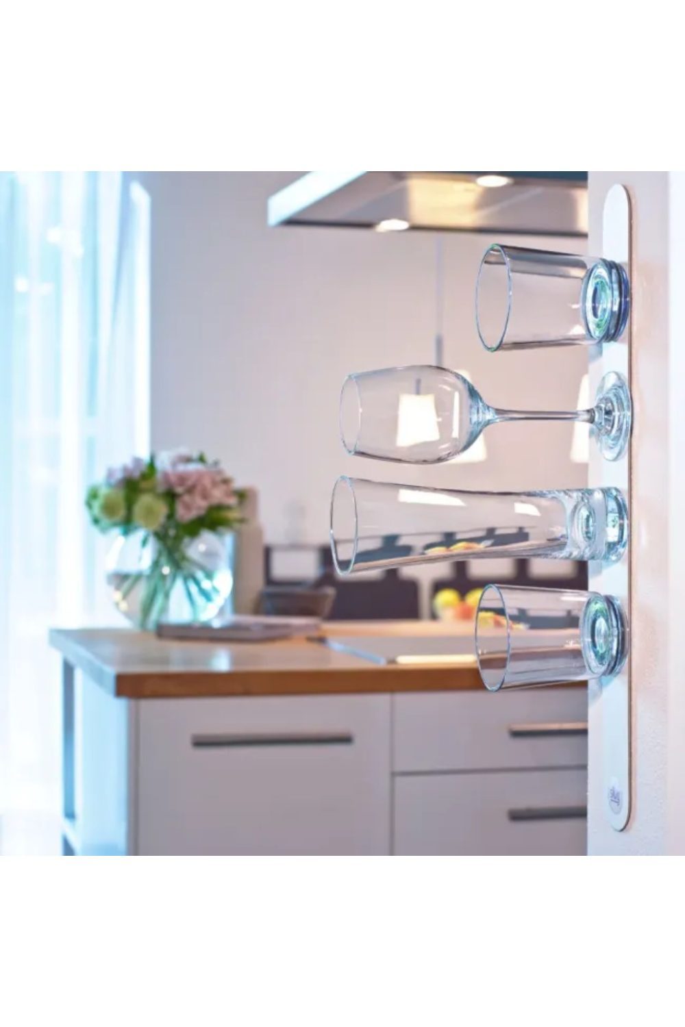 Metallstripe med magnetisk overflate for Silwy Magnetic glass